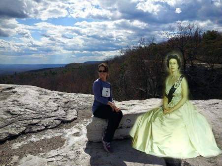 Lisa Mackey and Queen Elizabeth