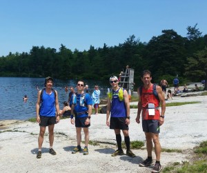 Marathon course training run, July 2015