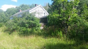 Abandoned farm house