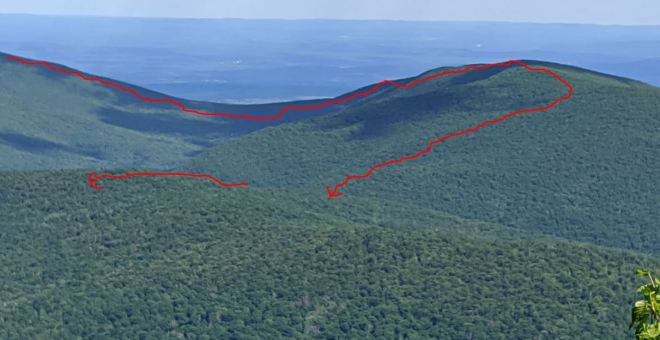 view from peekamoose