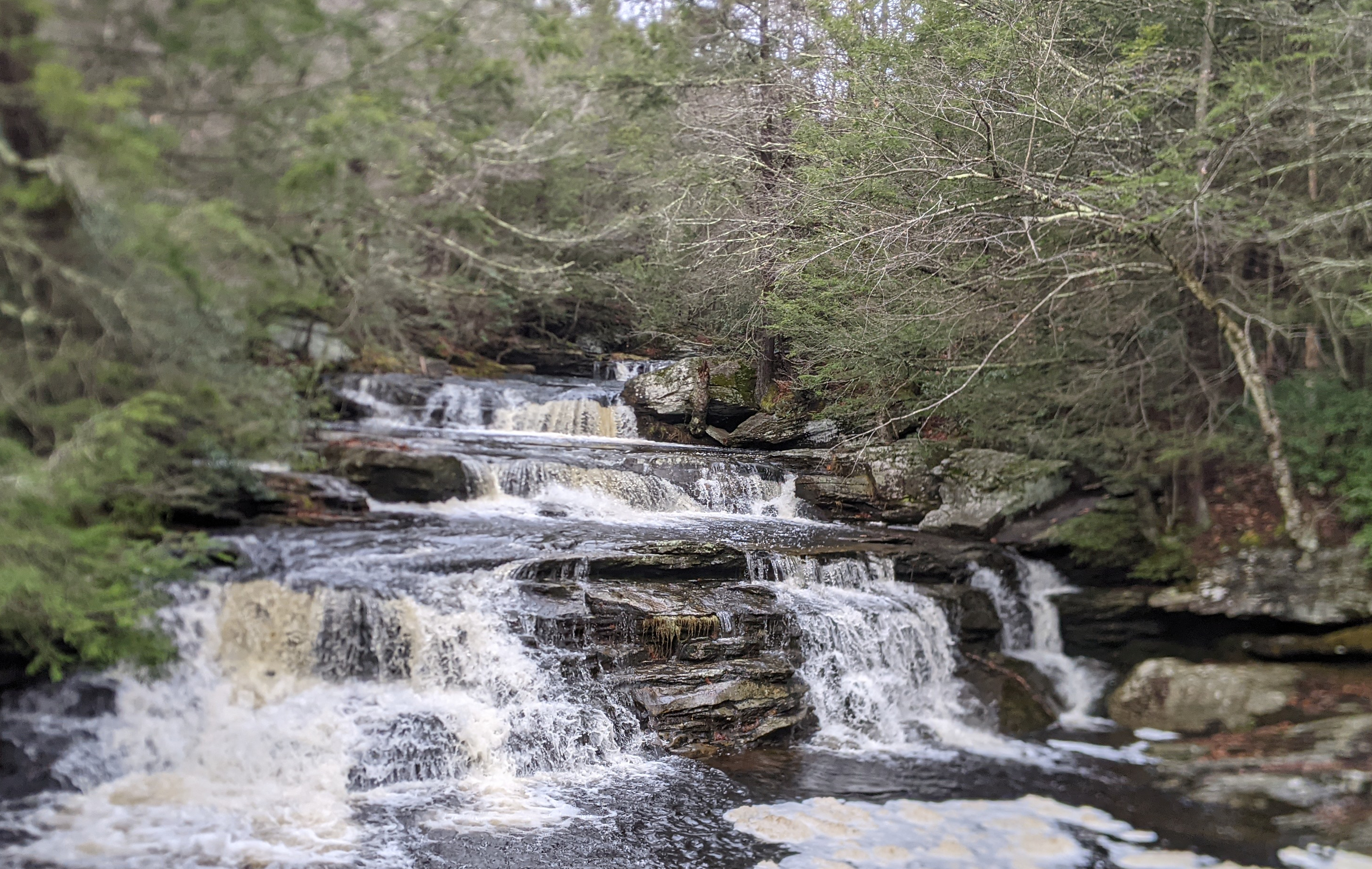 Vernooy Kill Falls - lower